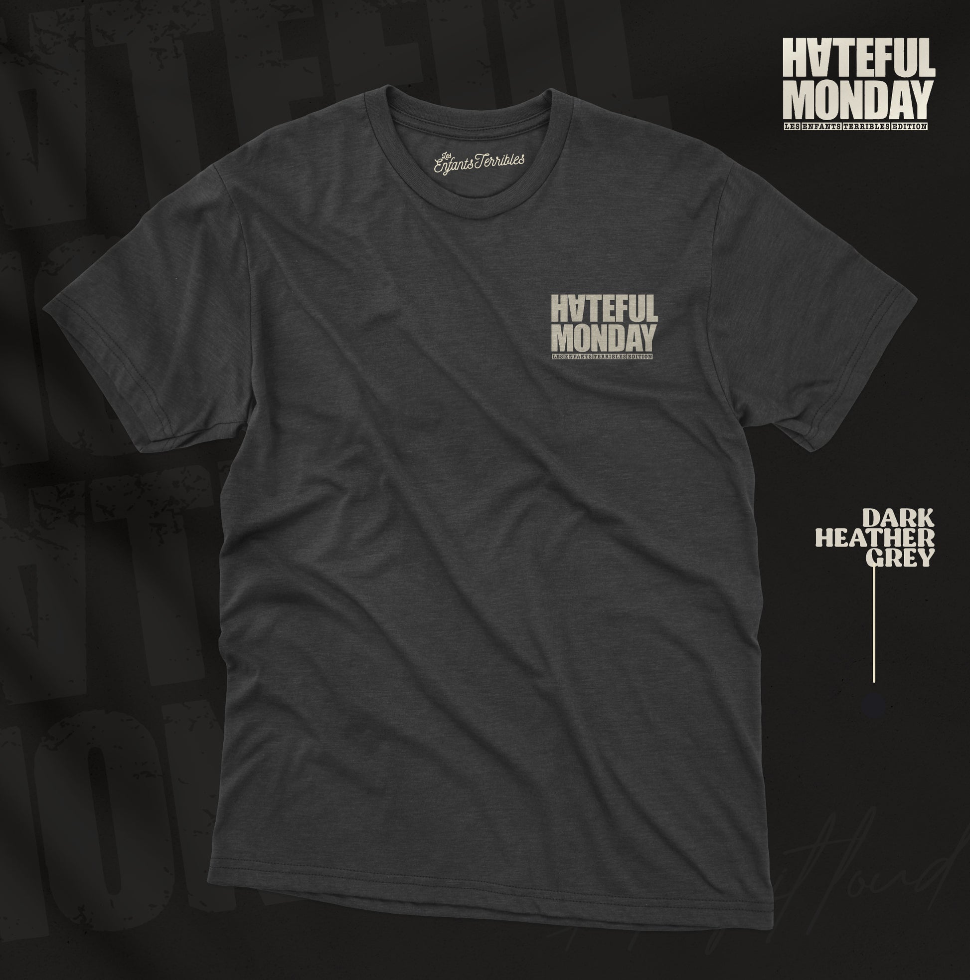 Hateful Monday 25 years T-shirt back view